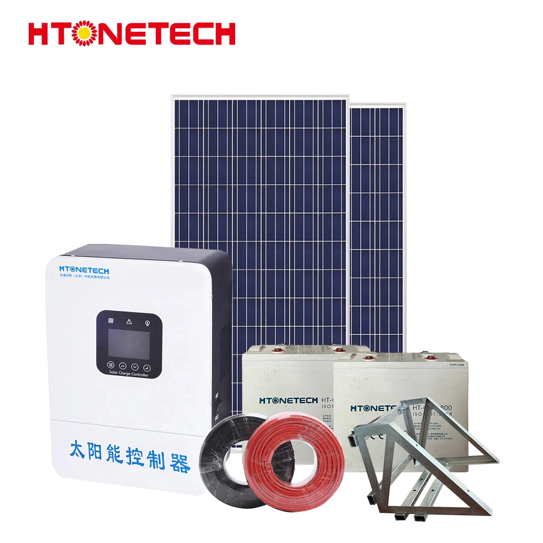 Aire acondicionado Solar Htonetech fuera de la Red China fabricantes de sistemas de 30kw a 40kw 58kw de Energía Solar Fotovoltaica sistema con el inversor solar MPPT