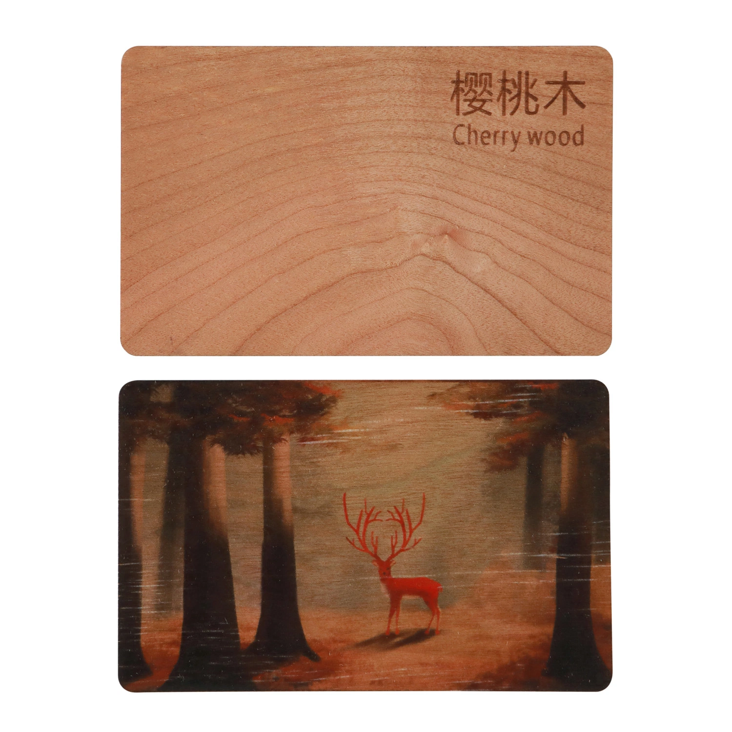 Wholesale/Supplier ISO14443A MIFARE Classic 1K Proximity Contactless NFC Bamboo Keycard Wooden PLA RFID Card