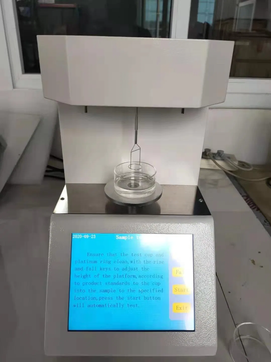 Du Nouy Ring Interfacial Tension Testing Apparatus for Insulating Oil