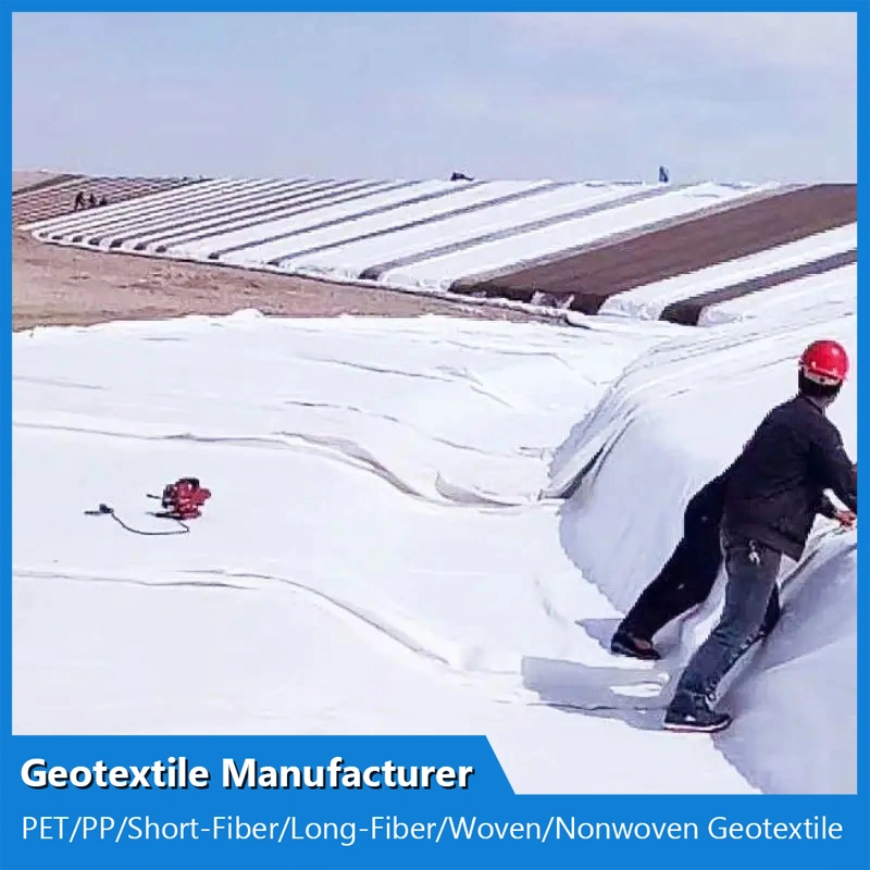 Constructional Material Filament Spunbond PP Nonwoven Geotextile for Road Highway Railway Slope Tunnel Construction