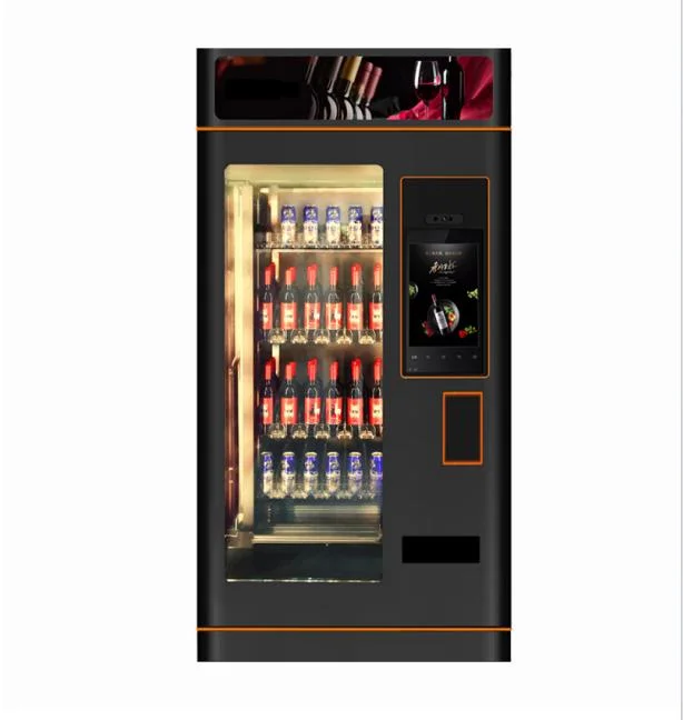 High quality/High cost performance Red Wine Beer Can Vending Machine with Touch Screen for Sale