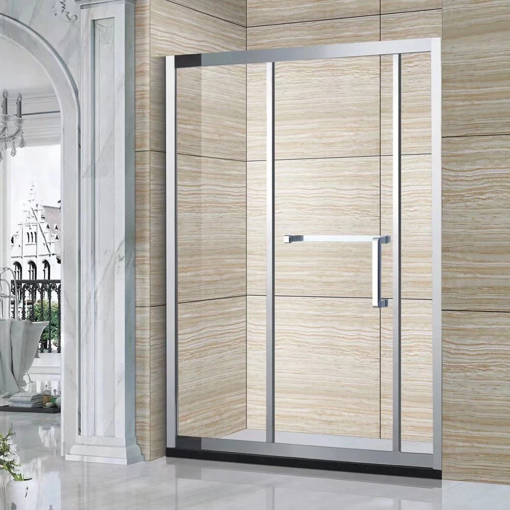 Toughened Silk Screen Acid Etch Frosted Tempered Enclosure Glass Shower Door for Bathroom Furniture