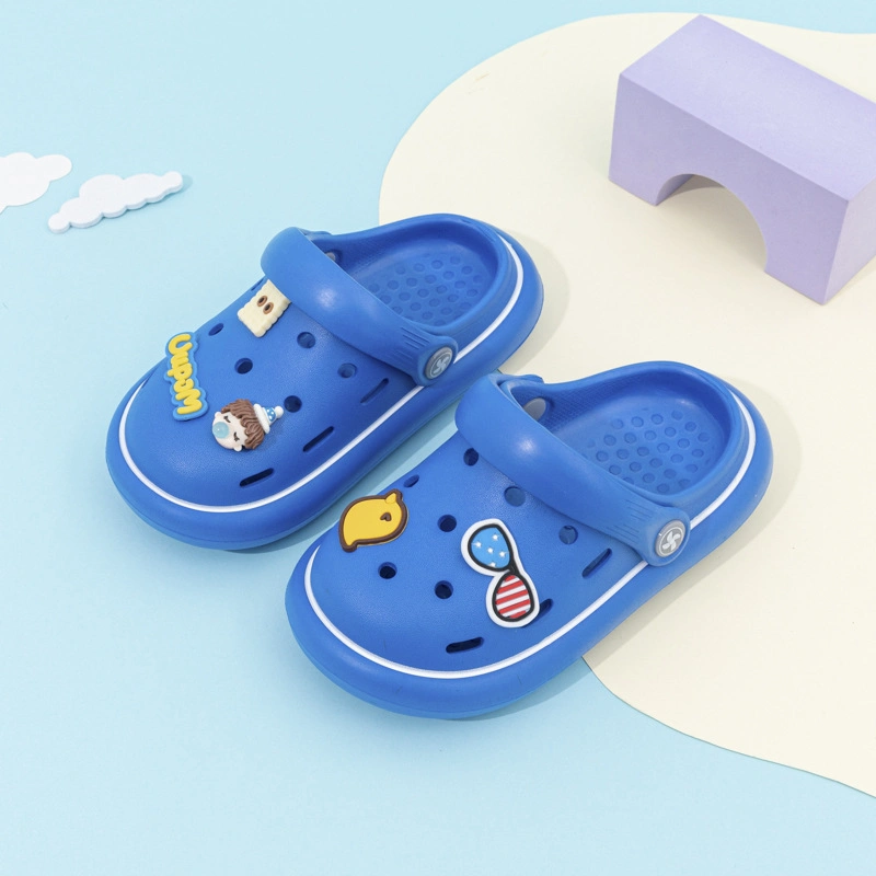 New Style Children's Multi-Color Croc Summer Indoor and Outdoor Non-Slip Cartoon Soft Bottom Shoes