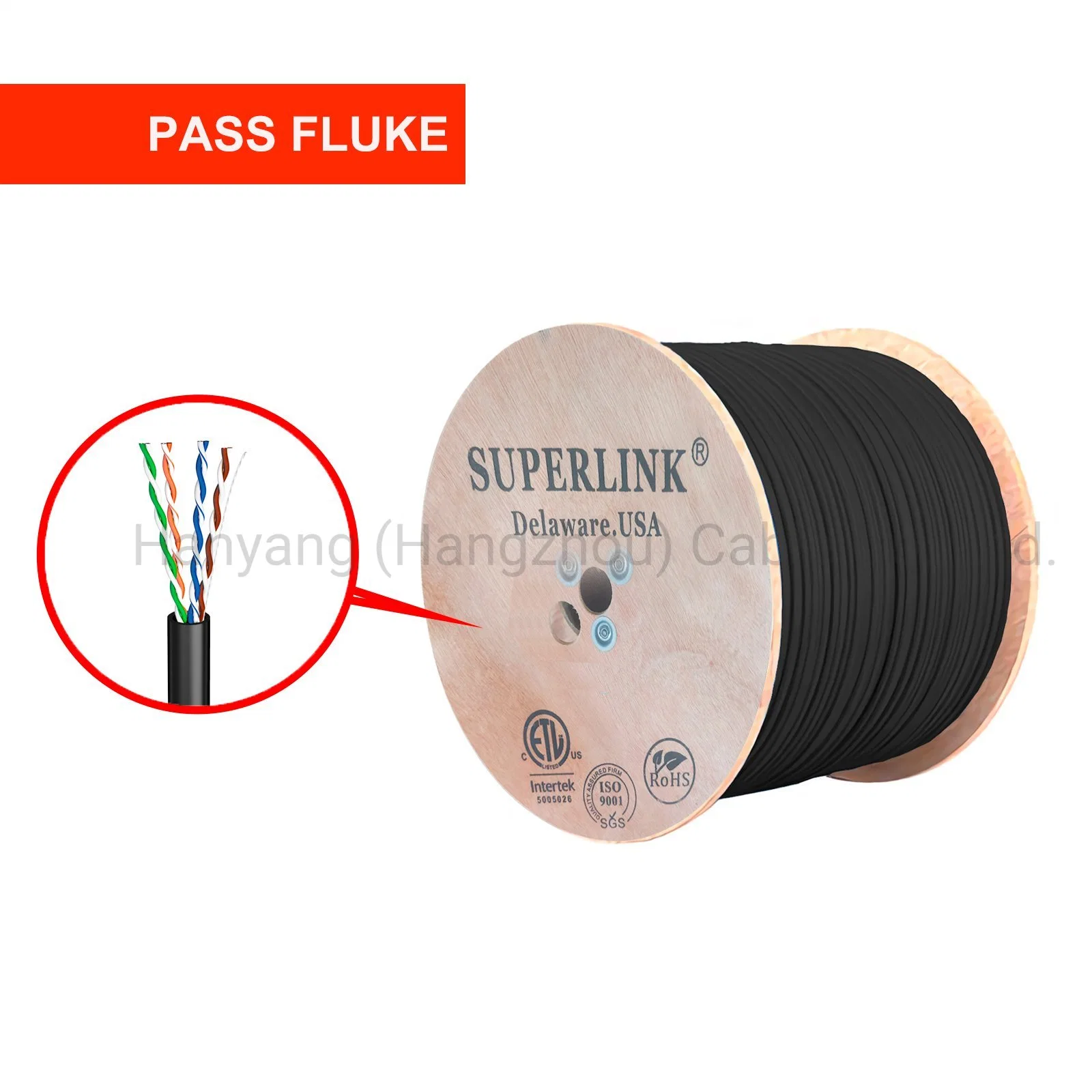 Superlink Hy5028 Cable LAN cable UTP Cat5e doble envoltura resistente al agua para piscina