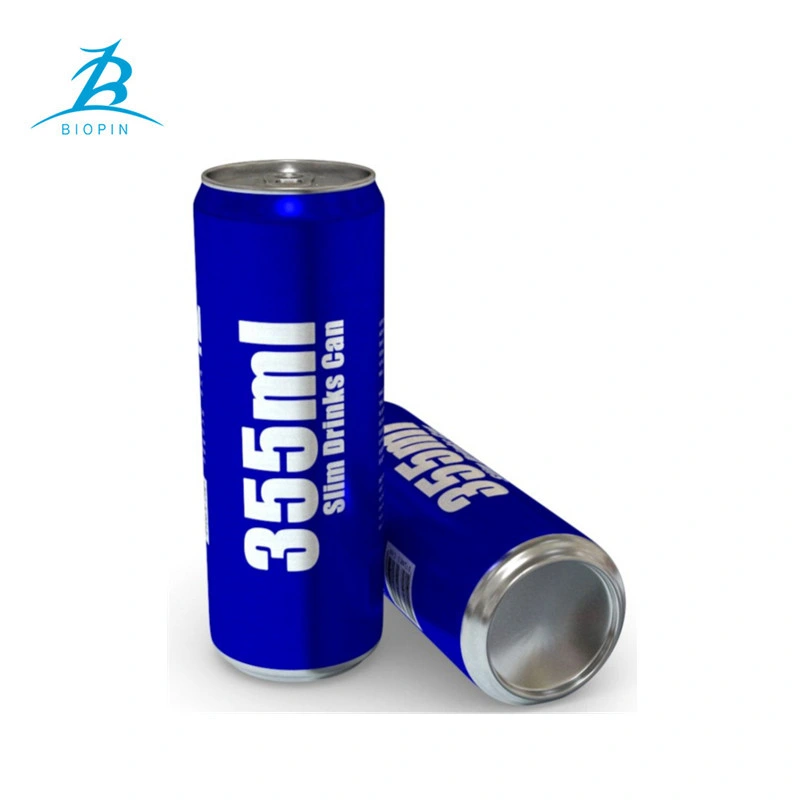 355ml 12oz Aluminium Sleek Cans Beverage Cans for Soda Coconut Fruit Manufacturer Empty Can