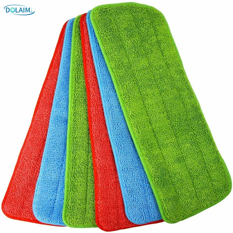 Durable 42cm Replacement Spray Steam Cleaning Flat Microfiber Mop Cloth