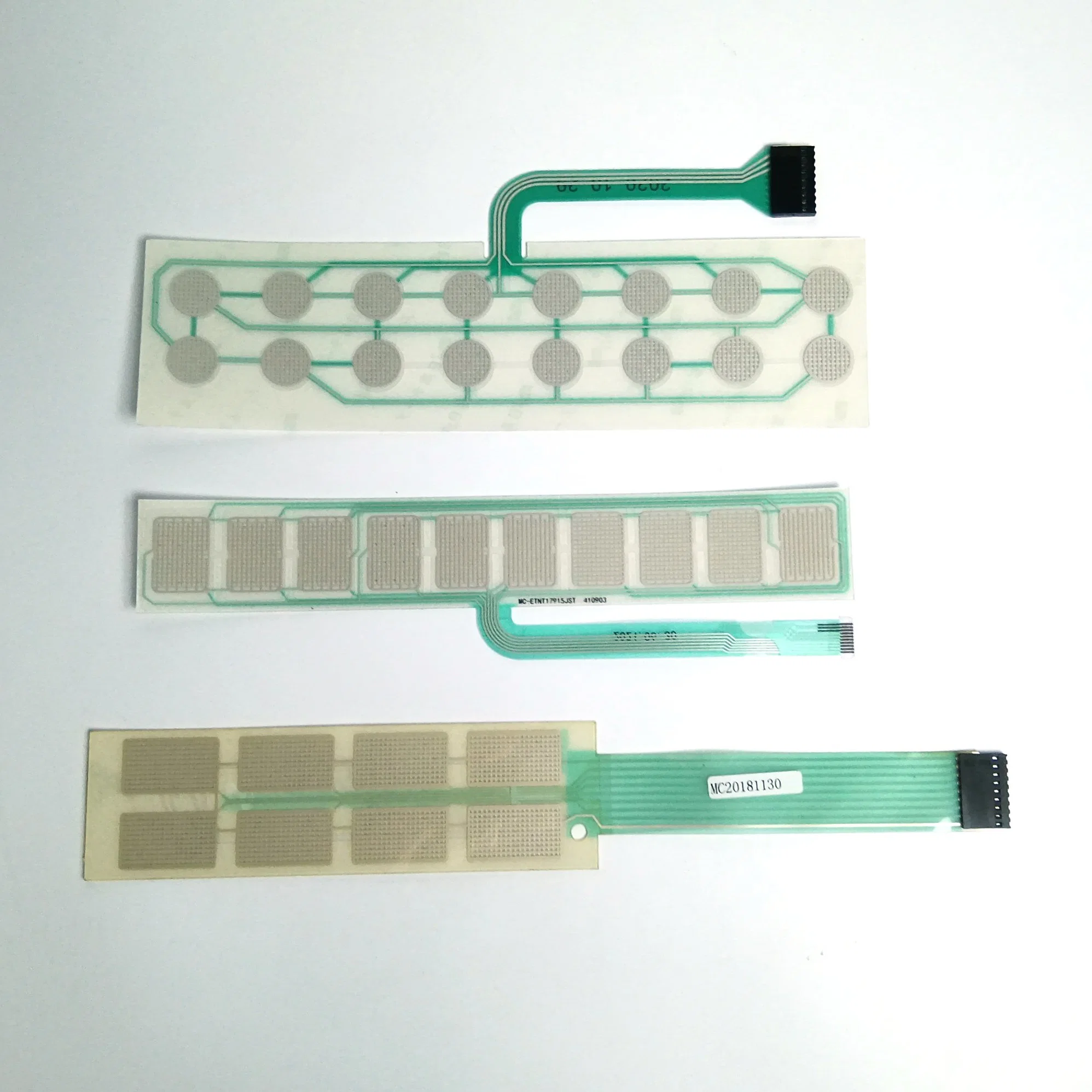 Kundenspezifische LED-flexible Schaltungsschalter Flexible Membranschalter Leiterplatte