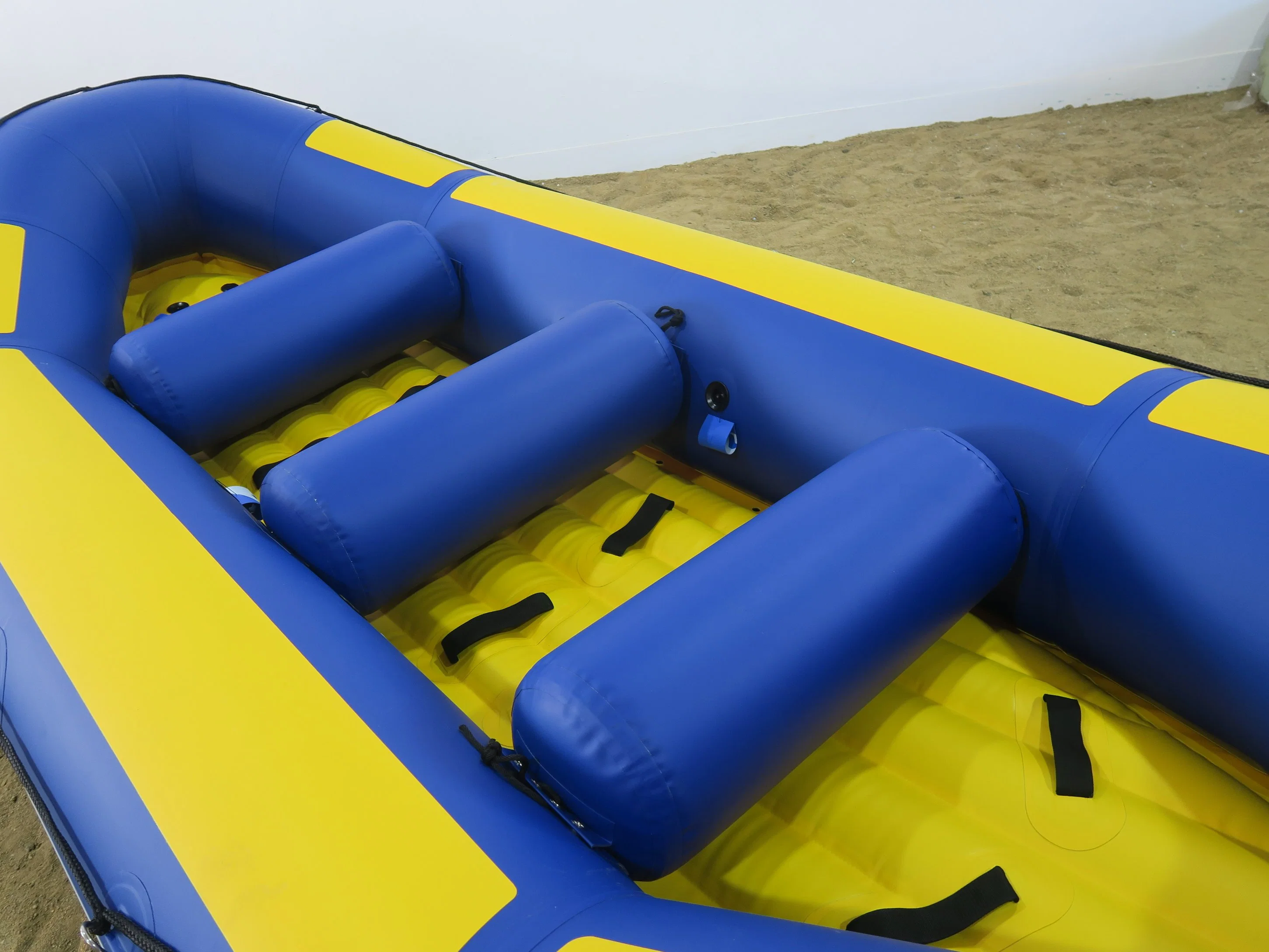 Gran PVC caucho Pesca/Rafting/Rib/Kayak/velocidad/Motor/Empaque/Deporte/Inflatable White Water Balsas Boat