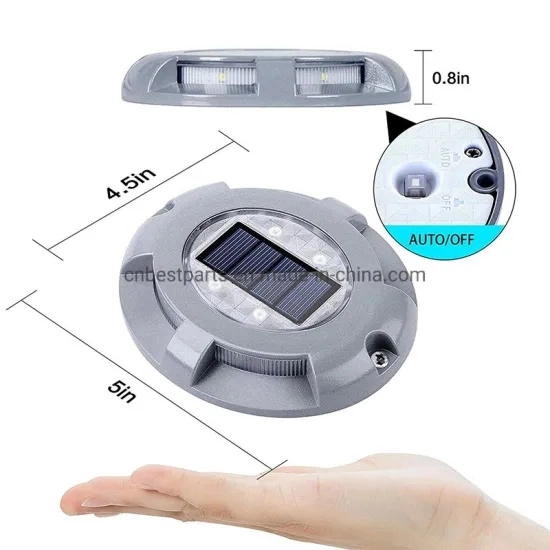 Solar Waterproof Aluminium Alloy Road Stud LED Garden Light