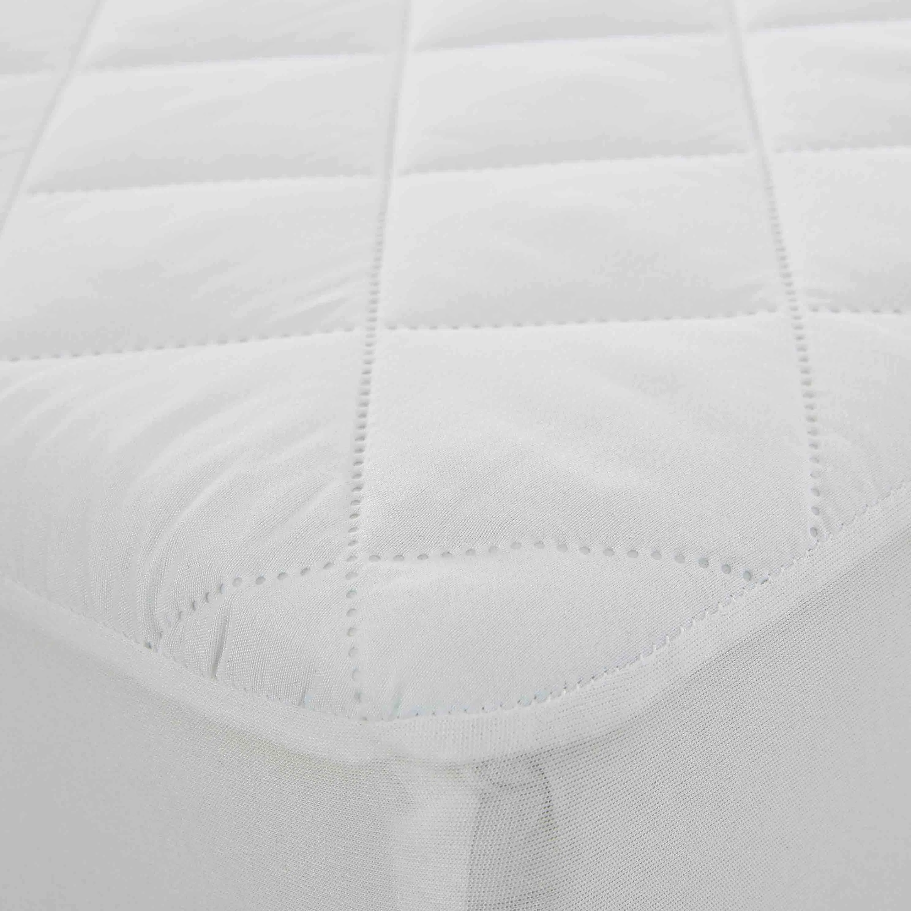 Ultrasonic Embossing Waterproof Fitted Sheet Mattress Protector with TPU Lamination