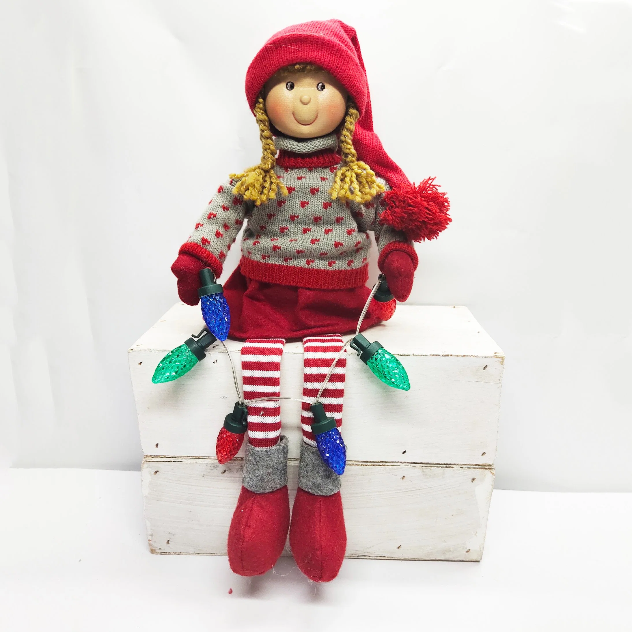 Halloween Holiday Decoration Kids Birthday Present Handmade Plush Doll Textile Soft Gnome Plush Toy