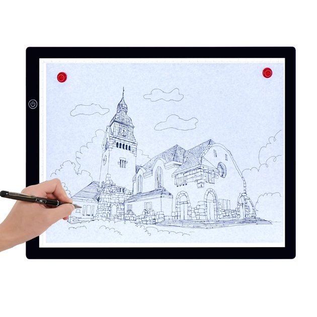 A4 LED Drawing Light Board Dimmable Brightness Art Craft Animation Sketching Pad for Diamond Painting