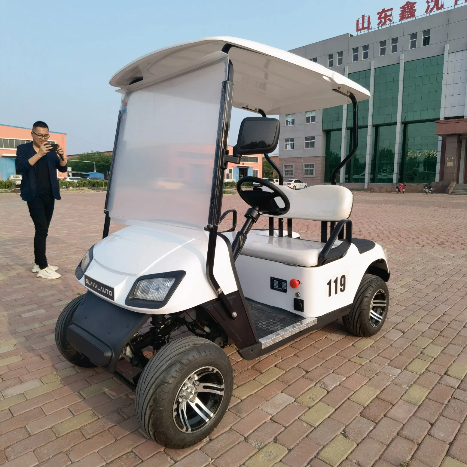 1670mm Golf Course, Tourist Area, Villa, Amusement Park Kinghike Mini Electric Car Buggy