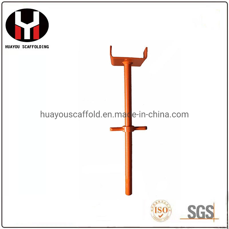 28mm/30mm/32mm/34mm Solid Adjustable Scaffolding Base Jack Steel Scaffold Screw Jack