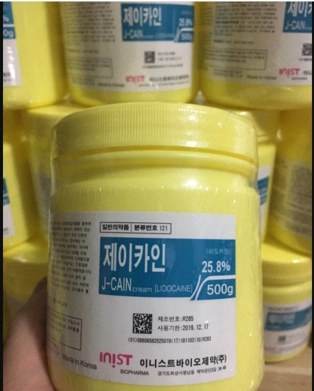 Korean Numb Topical Numbing Cream 500g for Makeup Skin Needling