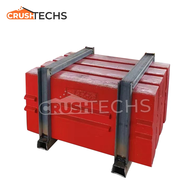 Impact Crusher Spare Parts High Chrome Blow Bars Cr26 Cr28