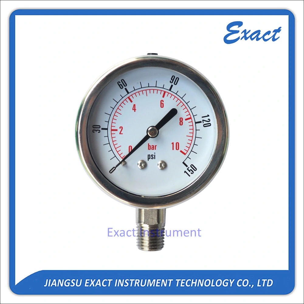 كل مقاييس ضغط الفولاذ المقاوم للصدأ-مقياس جودة جيد-مقياس لقياس الضغط