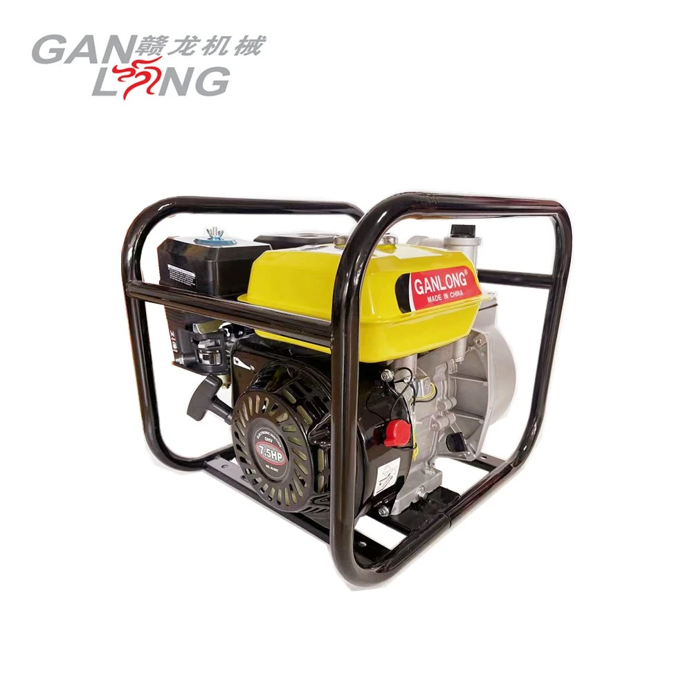 La gasolina de 3 pulgadas 5.5HP Bomba de agua de riego agrícola gasolina Ohv portátil motor de gasolina de la bomba de agua