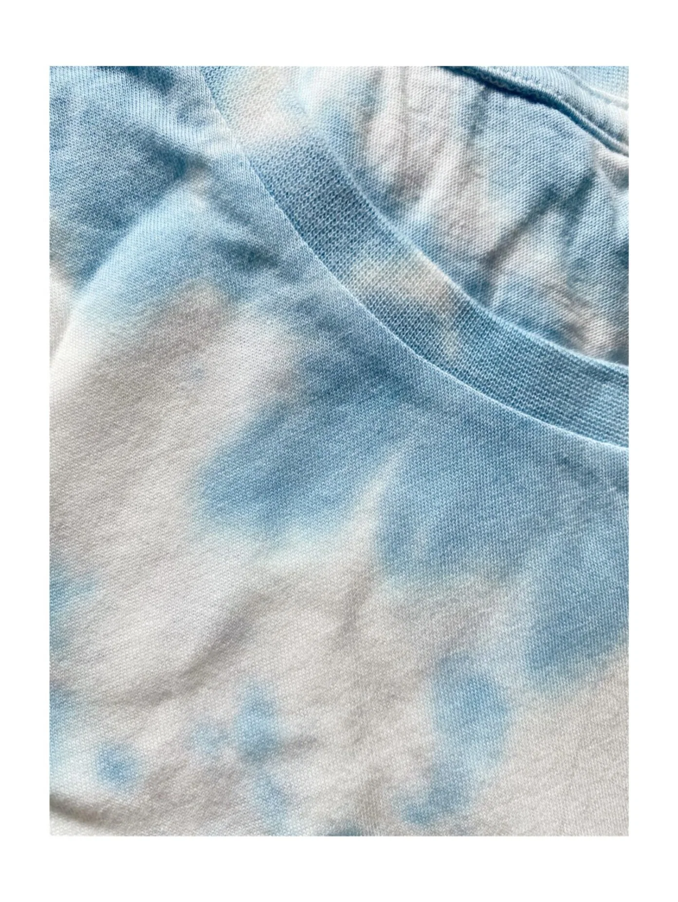 Nube de algodón 100% Light-Weight Tie-Dyed Single Ladies' Tejer camiseta