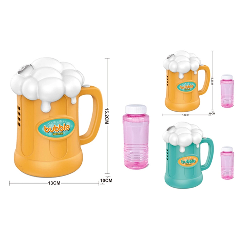 Outdoor/Indoor Toy Electric Beer Mug Bubble Machine Toy