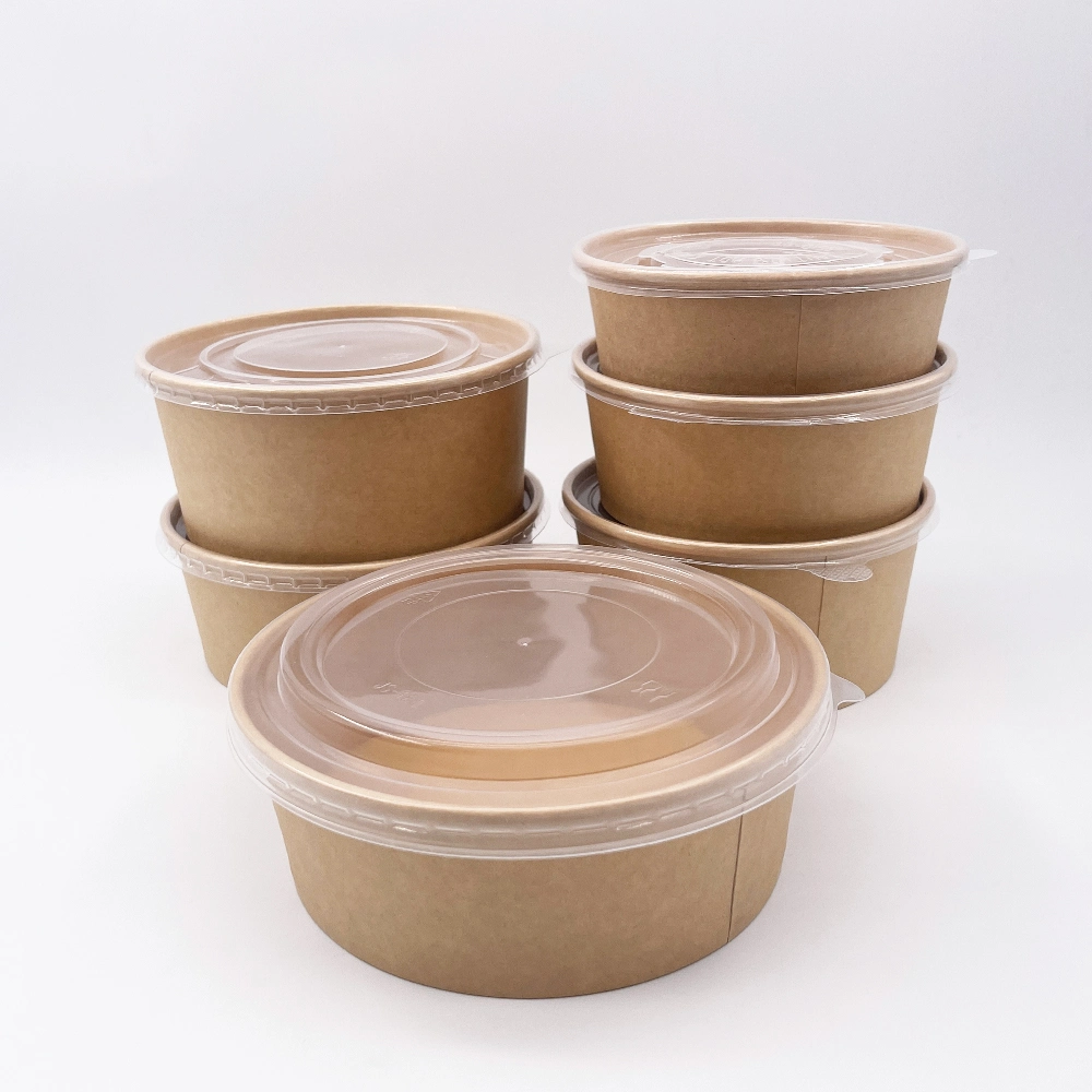 Compostable Biodegradable Hot Noodle Soup Bowl Cup with PP Lid