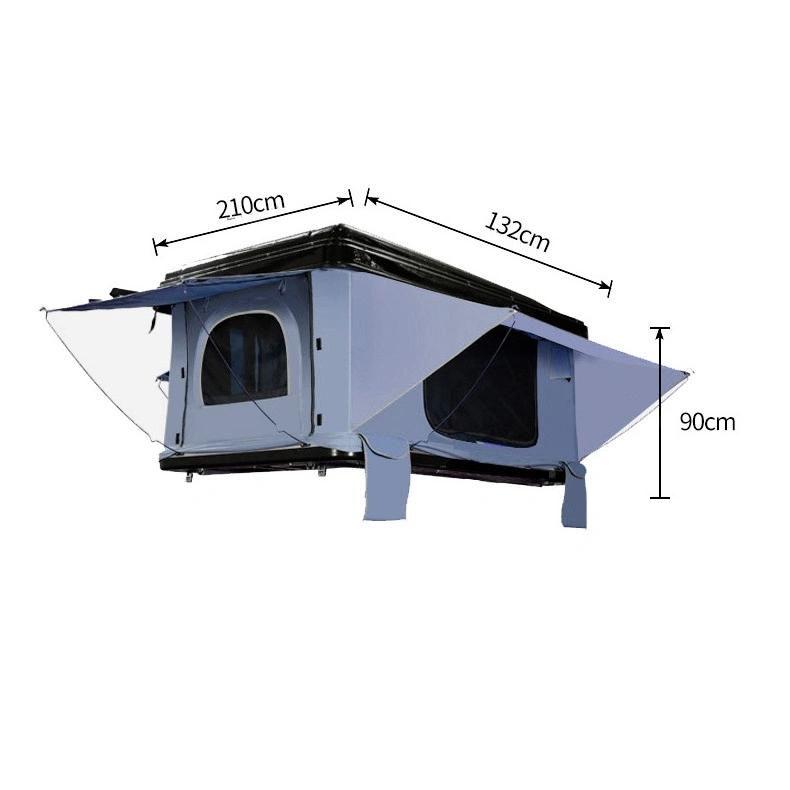 Outdoor-Abenteuer Overlands Hard Shell Camper Anhänger Dach Alles Ganz Aluminium-Legierung Auto LKW 4X4 RTT Top Dach Zelt