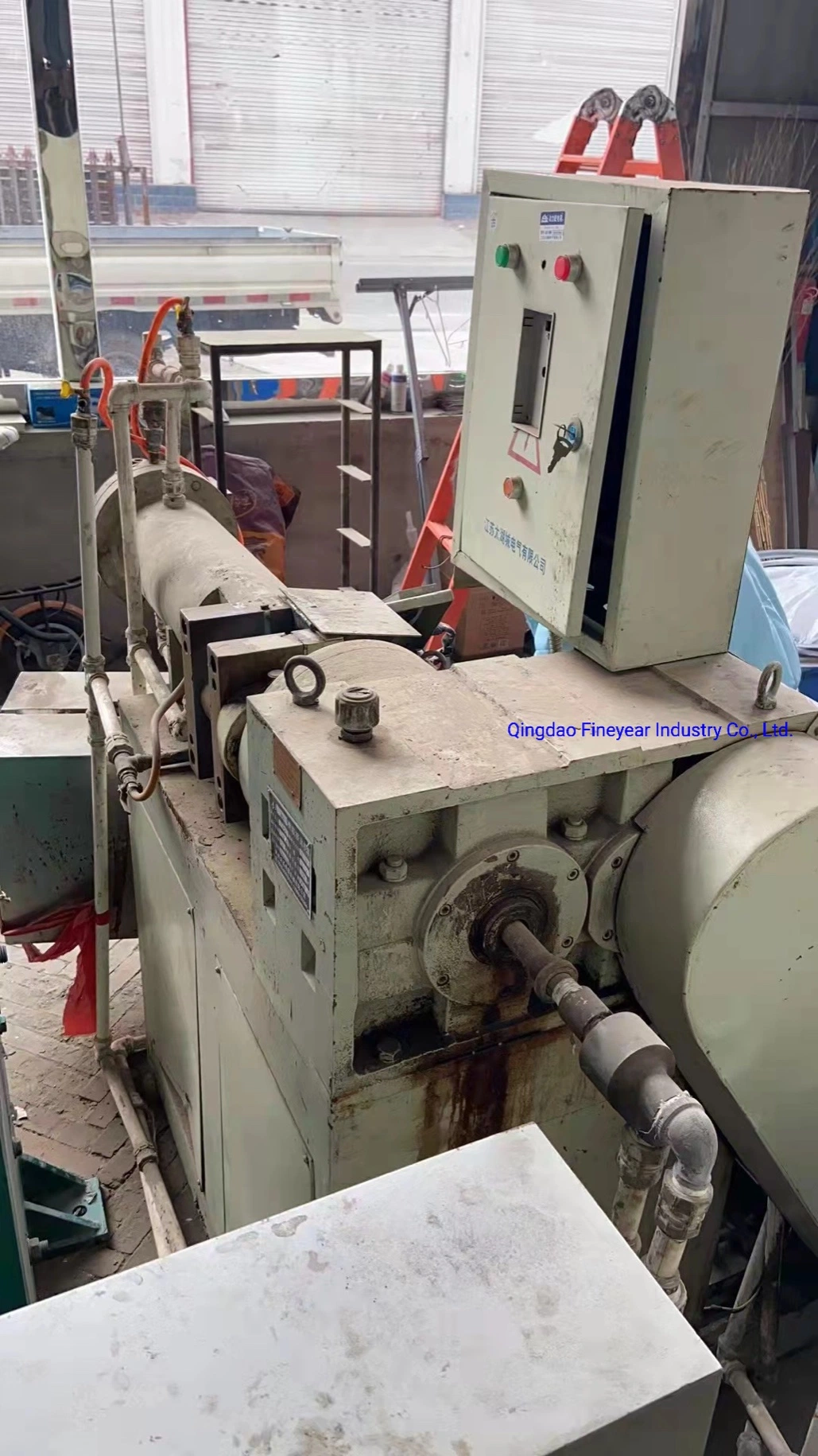 Used Extruder Secondhand Extruder Old Extruder Recycle Extruder Waste Extruder Transfer Extruder Rubber Tyre Tire Plastic Silicone Extruding Tread Extruding