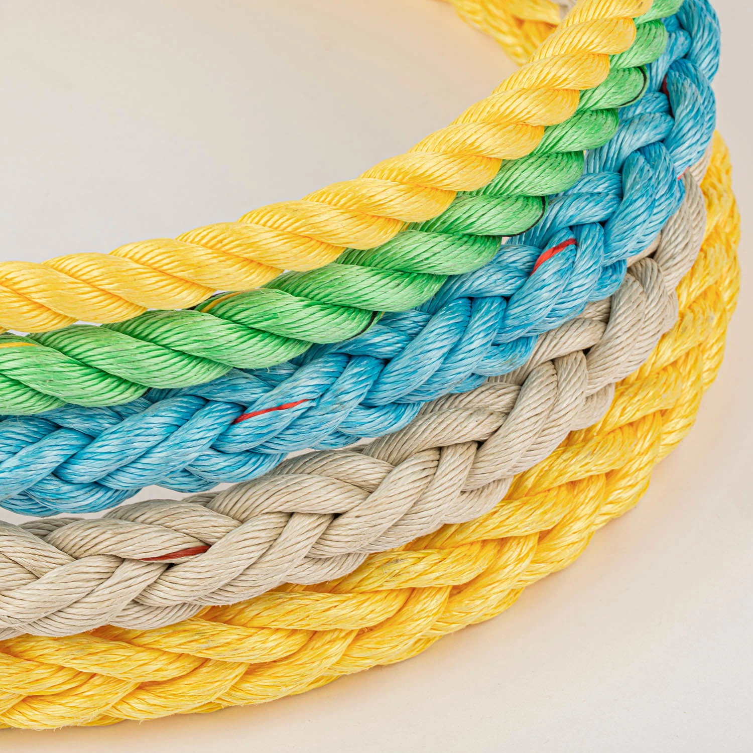 3/8/12 Strand Braided Polypropylene PP Danline Mooring Rope