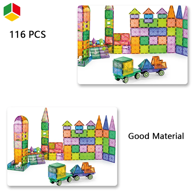 QS 113 PCS Luxury Magnetic Castle Building Brick Block Toys for Children