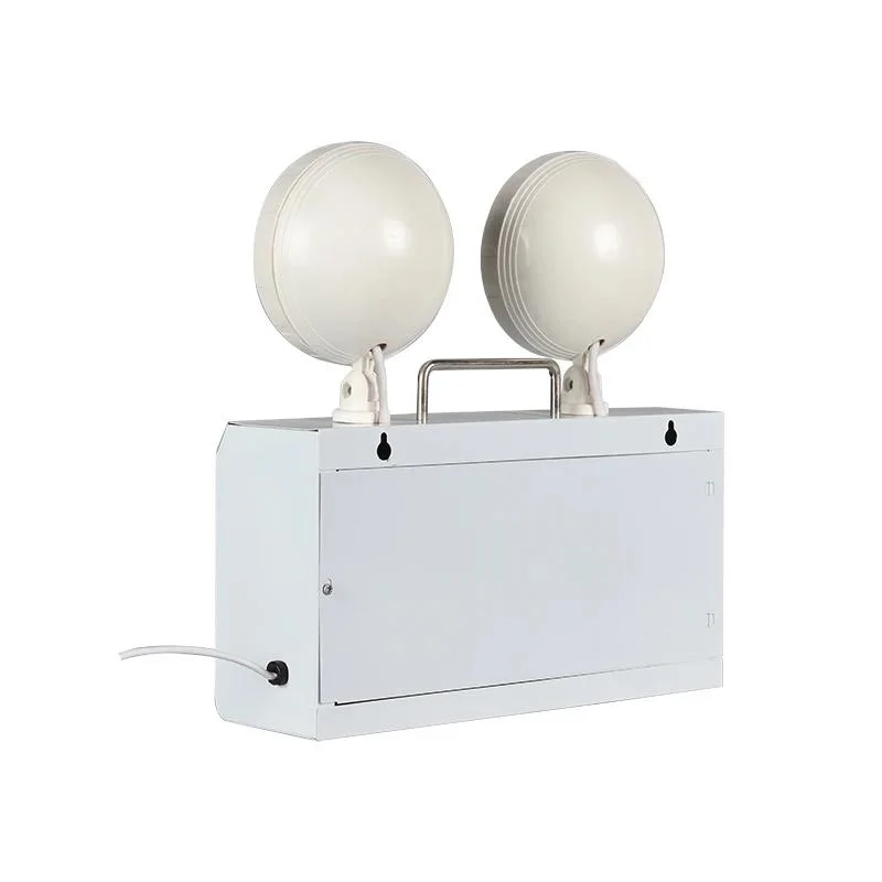 3 Hours Battery Duration Non Maintained Rechargeable Emergency Fixture with Twin Floodlights