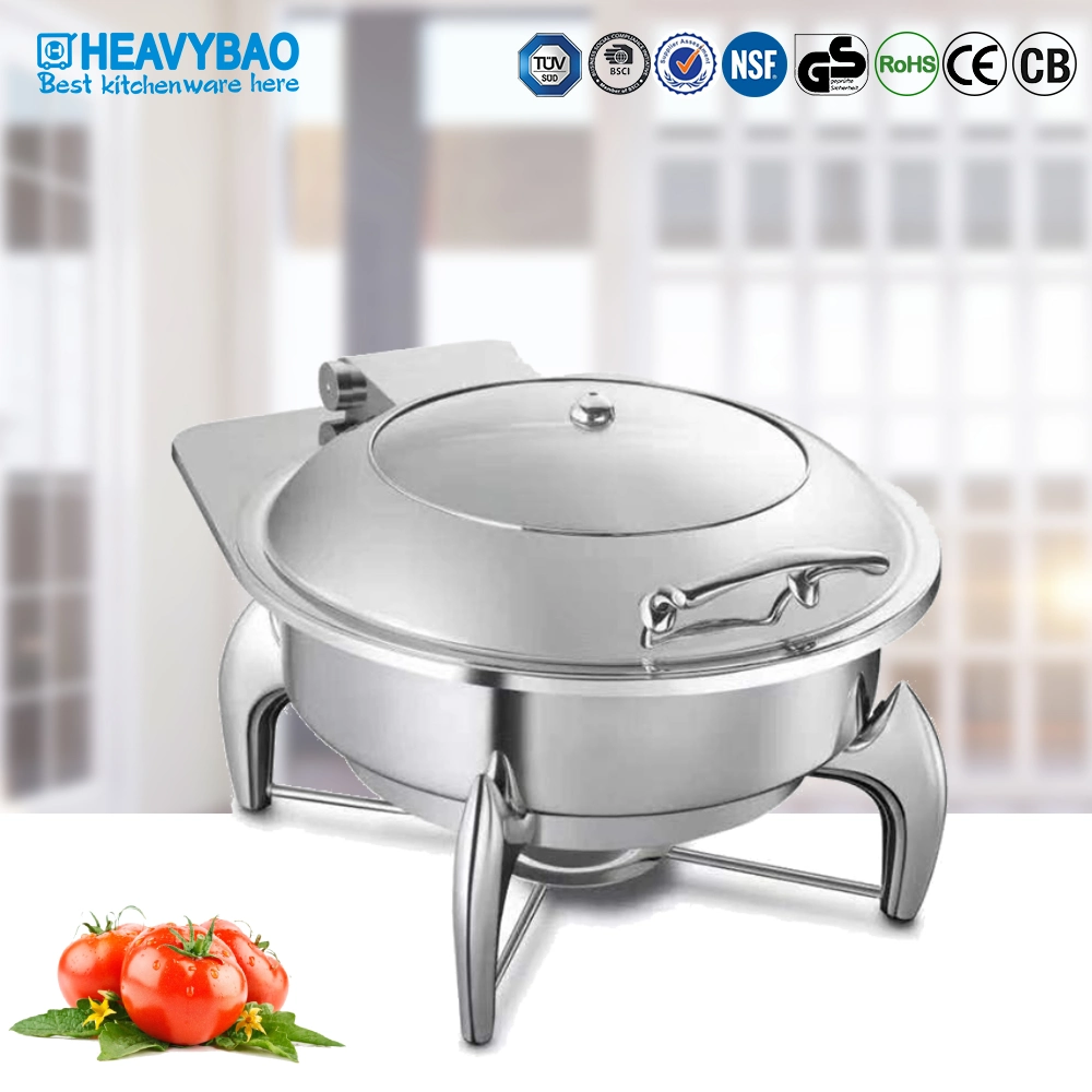 Acero inoxidable profesional Heavybao Servidor Buffet Comida caliente