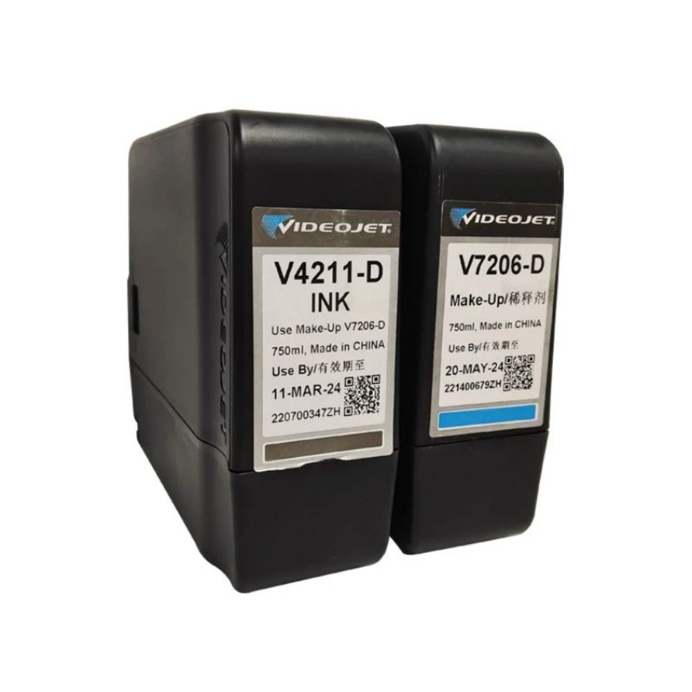 Tinta VideoJet V411-D V706-D serie 1000 con certificación MSDS