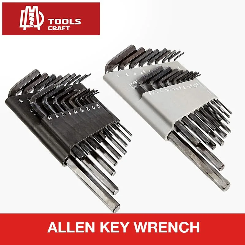 Nickel-Plated Long Arm Cr-V Ball End Hex Spanner