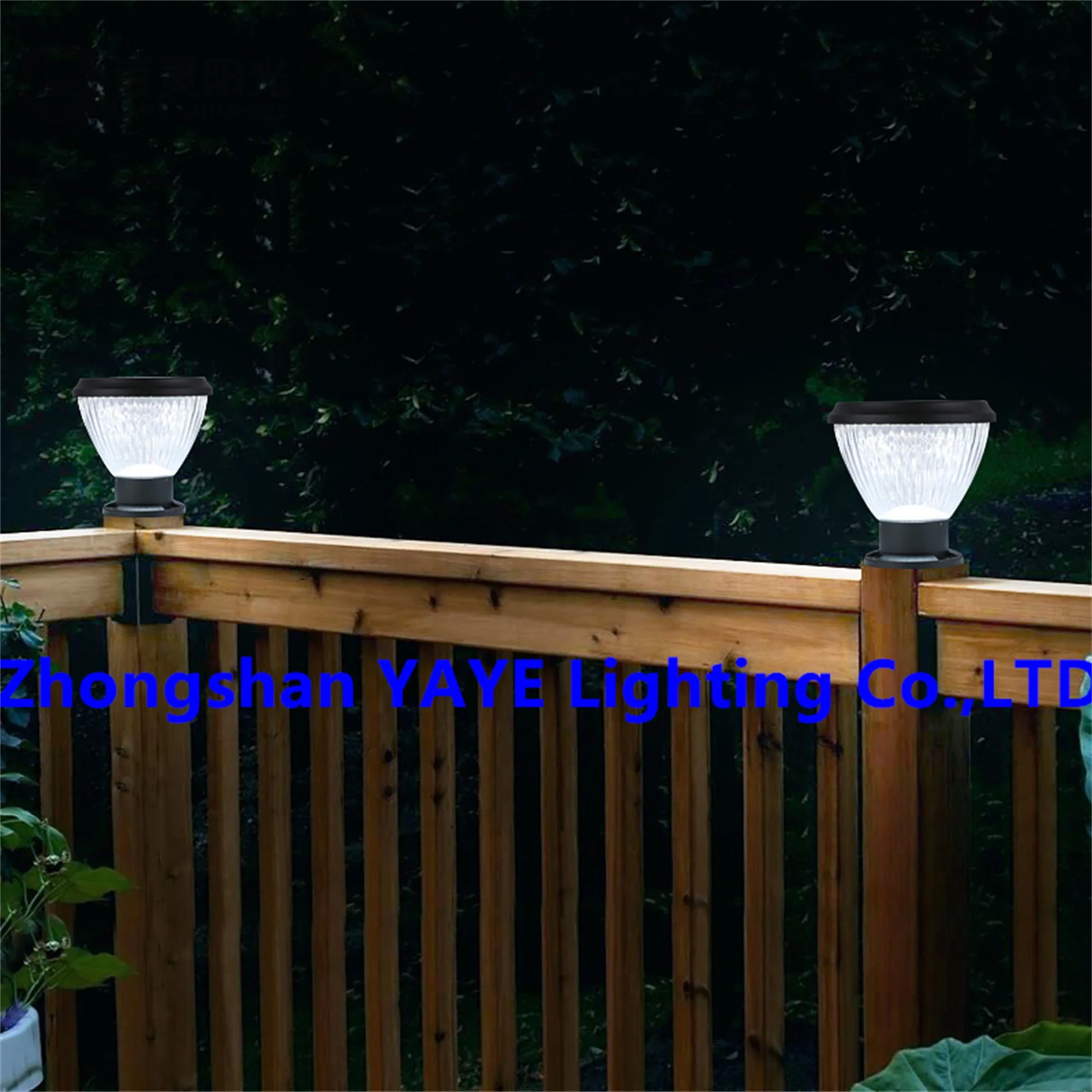 Yaye Precio del proveedor exterior Solar LED de aluminio resistente al agua IP67 Parque Jardín de césped de la luz de pie con batería de litio/ 1000PCS Stock/3 años de garantía