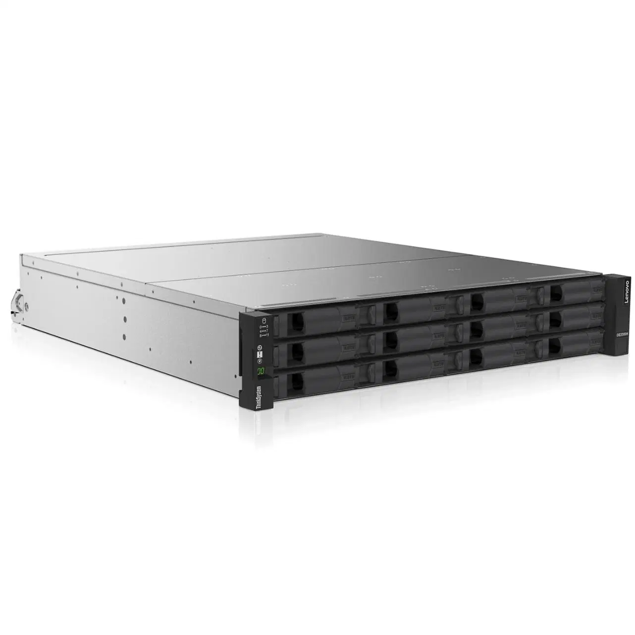 Sistema Lenovo Thinksystem De2000h 2u12 LFF armazenamento em rede Flash híbrido Armazenamento em rack de matriz 2u Sever