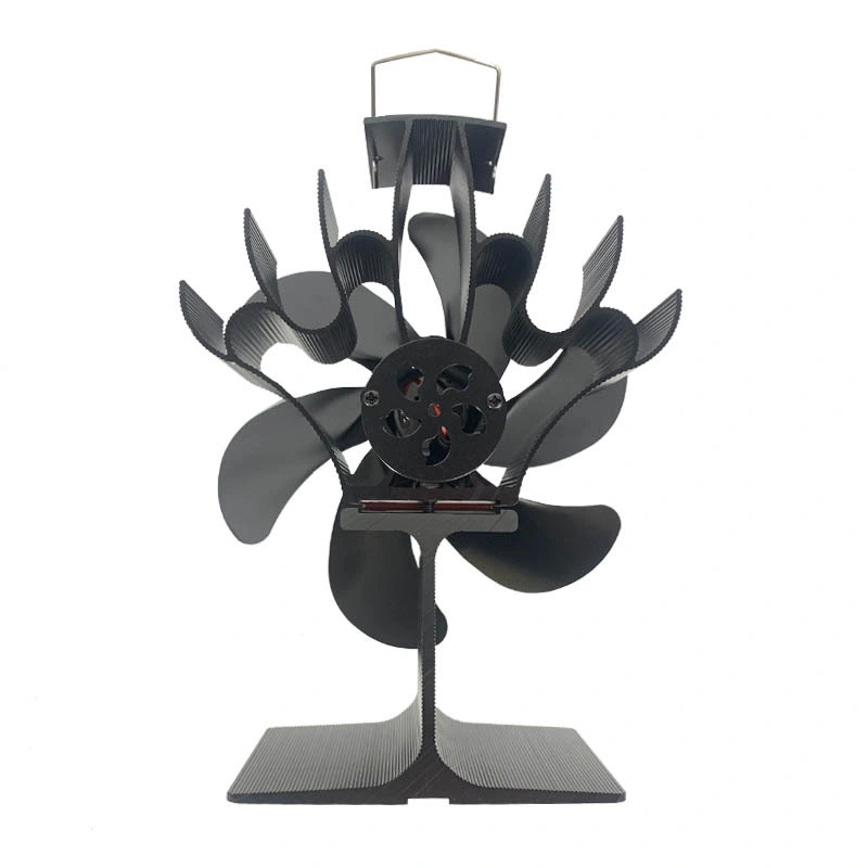 Mini Order Fireplace Fan Lotus Large H-Shaped 5-Leaf Heating, Pollution-Free and Noiseless Hot Selling Stove Fan in Stock