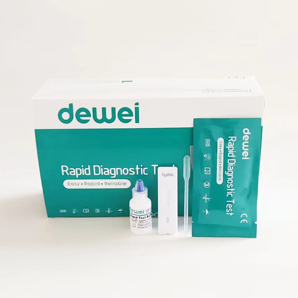 Dewei Medical High Accuracy Test Kit for Tp (Treponema Pallidum) Syphilis Test