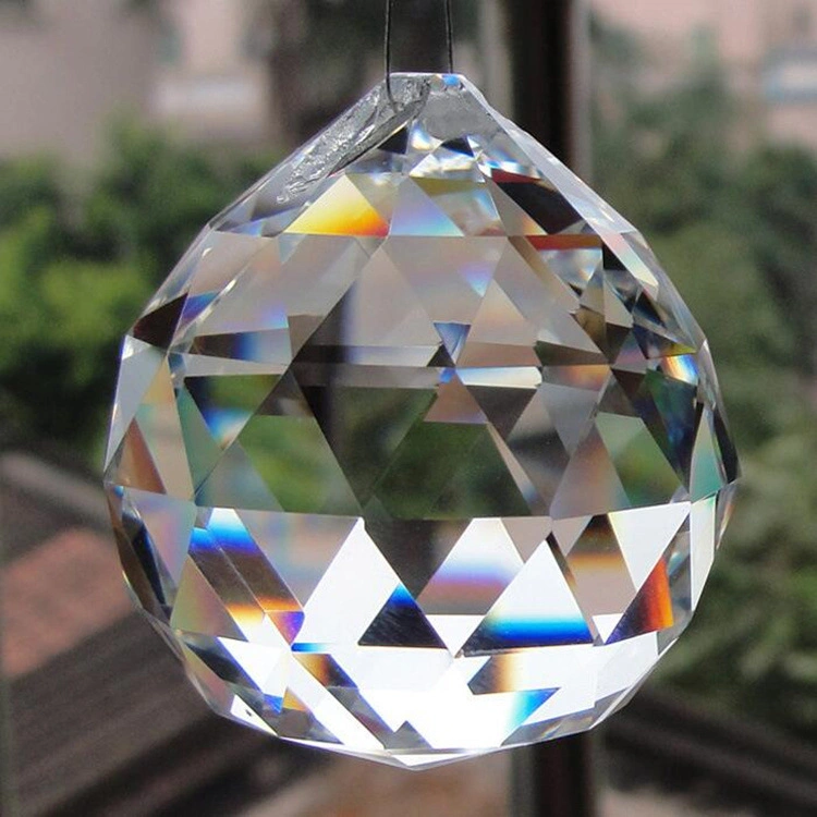 Faceted Crystal Balls Glass Chandelier Balls Pendant Crystal Curtain Pendant