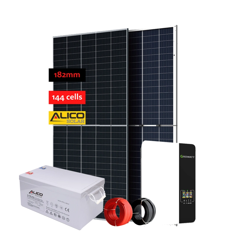 10kw fuera de la red completa de todo el sistema de generación solar precio de fábrica de productos del sistema de alimentación de la luz solar