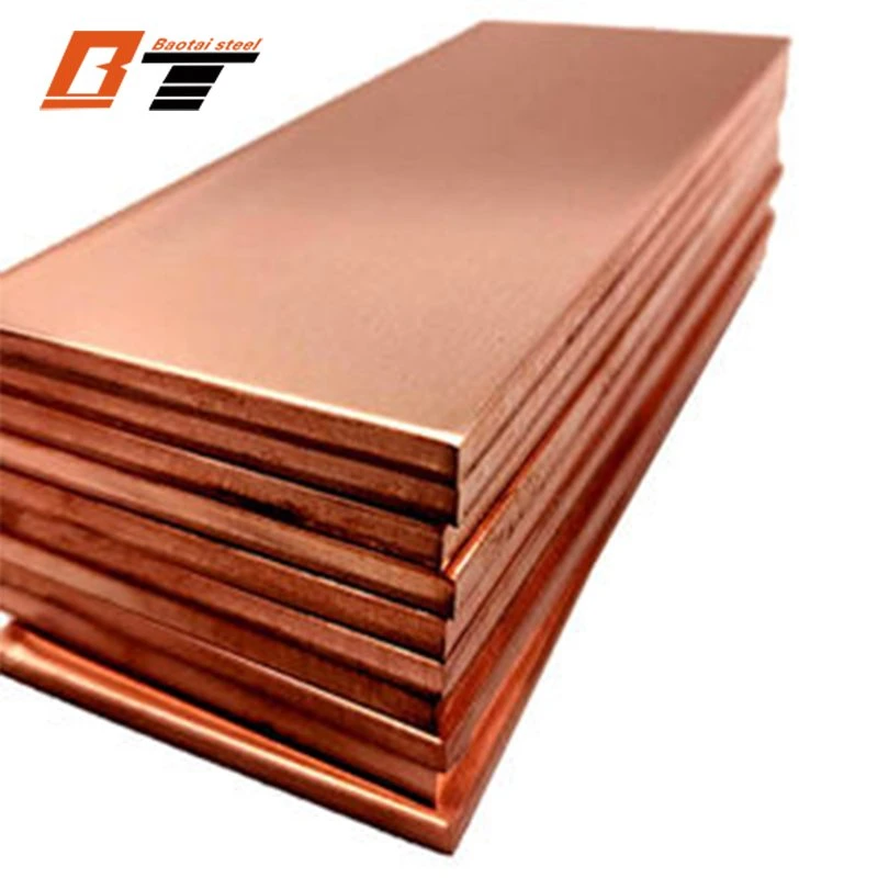 C12000 C11000 C12200 Copper Flat Bar 2mm Thickness Copper Plate