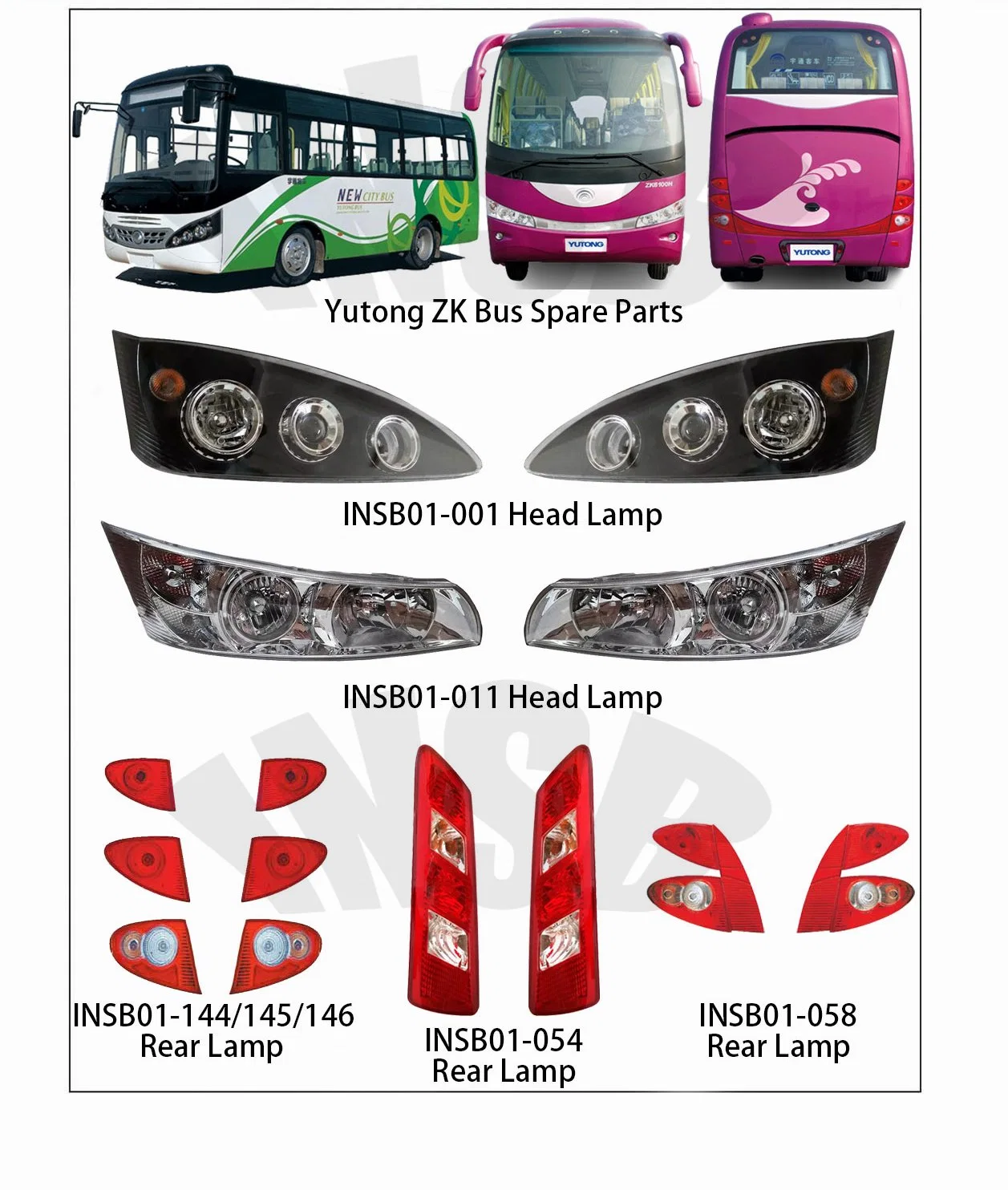 Utong Bus Parts Bus Coach Side Mirror Rear View Mirror