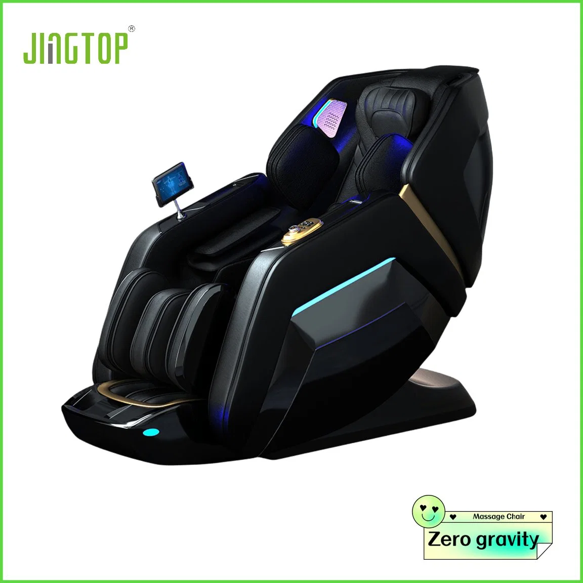 Jingtop Factory Direct 3D 4D Cheap Price Foot Roller Heating Therapy Home Furniture Massage Chair