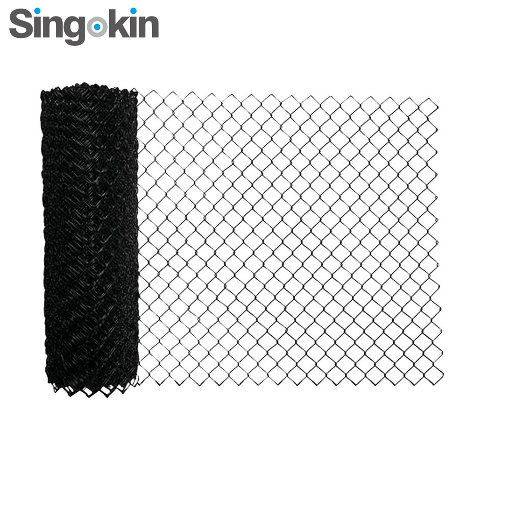 6 FT 33 FT 2inch Diamond Wire Long PVC Coated Electric Chain Link Fence Price