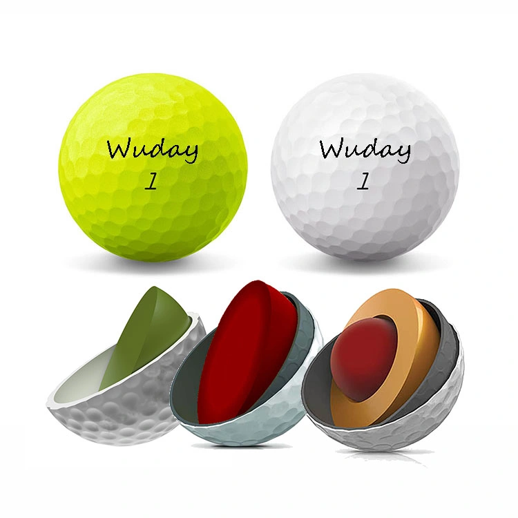 Precio de fábrica de China de pelota de golf de distancia suave con logotipo personalizado de calidad 2/3/4 capas