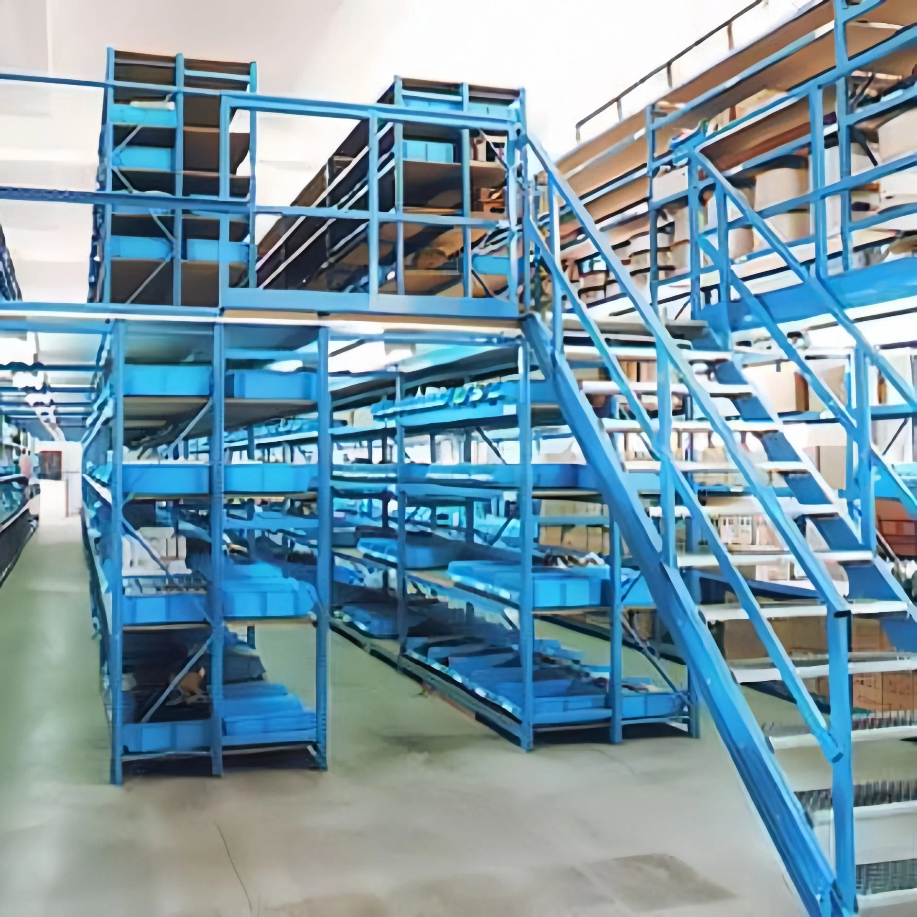 Customized Warehouse Storage Multi Level Mezzanine Rack System Platform