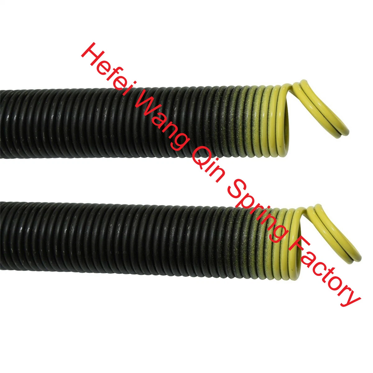 Customized Coiled Machine Garage Door Hardware Extension Spring 150lbs in Red Color