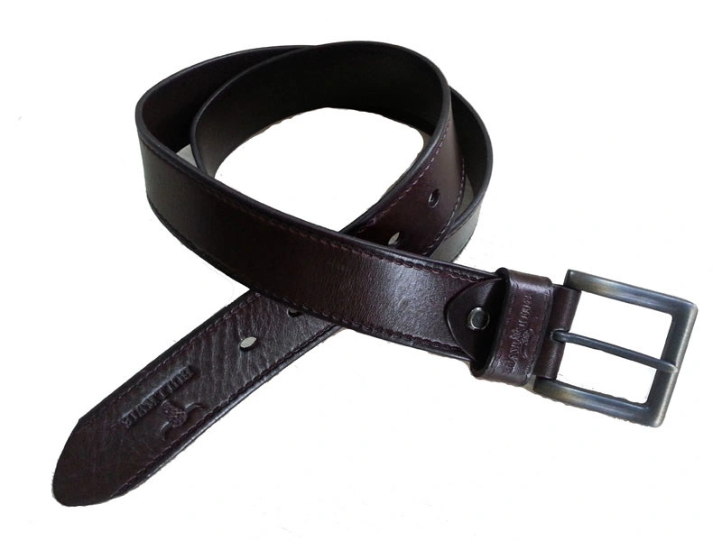 New Fashion Custom Logo Design Mans Top Grain Leather Belts (RS-DL1542)