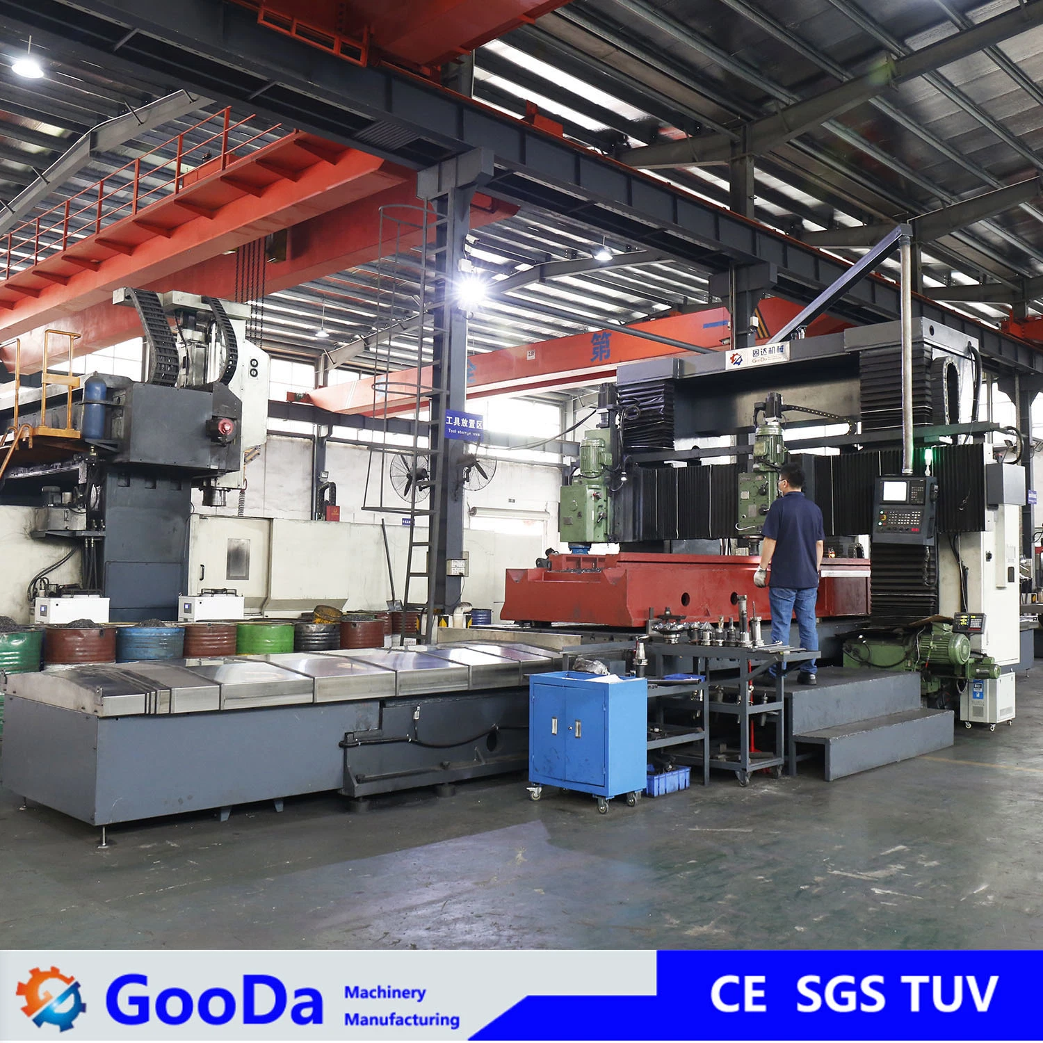 Moving Beam with Two Head Bulk Processing Milling Instead of Grinding Milling Machine CNC Vertical Milling Machine Gantry Type