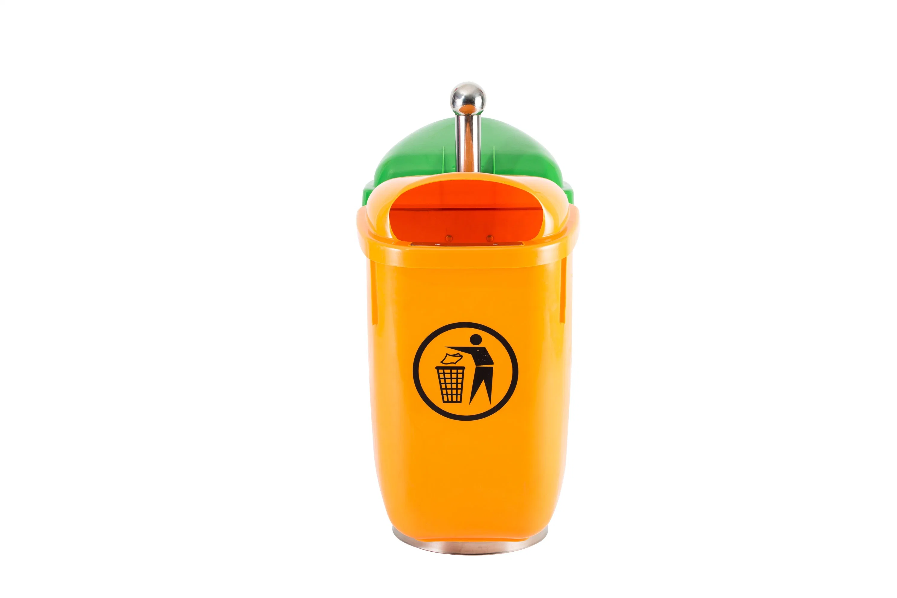 Wholesale/Supplier Amusement Stocked 50L Twins Plastic Dustcan Food Waste Container for Sale