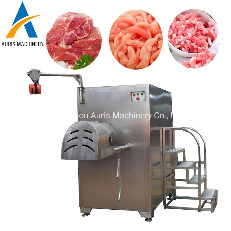 Modelo 300 capacidade 6-12 T/H carne fresca elétrica galinha congelada Máquina de processamento de picar triturador de picador de peixe